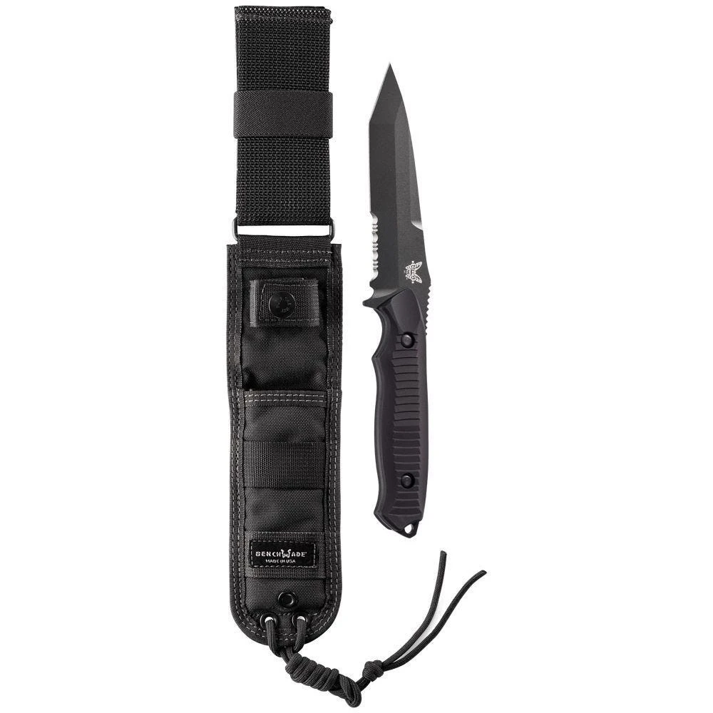 Benchmade Nimravus 154CM Steel Black Fixed Blade Knife, Nylon Sheath - 141SBK 3 Benchmade Nimravus 154CM Steel Black Fixed Blade Knife, Nylon Sheath - 141SBK