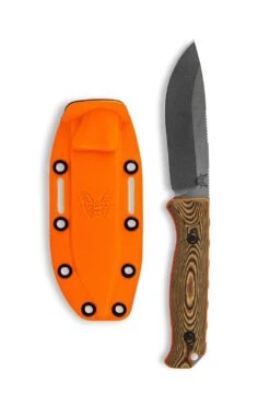 Benchmade Saddle Mountain Skinner CPMS90V Steel Hunting Richlite Fixed Blade Knife, G10 Sheath - 150 11 Benchmade Saddle Mountain Skinner CPMS90V Steel Hunting Richlite Fixed Blade Knife, G10 Sheath - 150 -Knives Store B15002 1 3