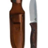 Benchmade Saddle Mountain Skinner CPMS30V Steel Hunting Fixed Blade Knife, Leather Sheath - 15002