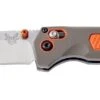 Benchmade Grizzly Ridge CPM-S30V Steel Orange/Grey Handle Folder Knife - 15061 -Knives Store B15061