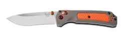 Benchmade Grizzly Ridge CPM-S30V Steel Orange/Grey Handle Folder Knife - 15061