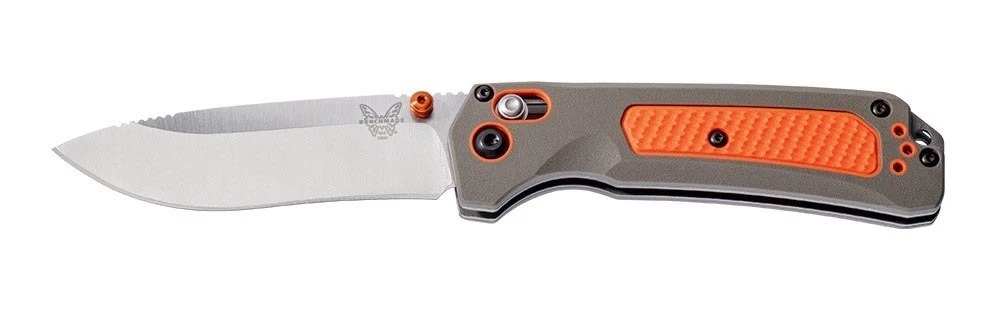 Benchmade Grizzly Ridge CPM-S30V Steel Orange/Grey Handle Folder Knife - 15061 3 Benchmade Grizzly Ridge CPM-S30V Steel Orange/Grey Handle Folder Knife - 15061