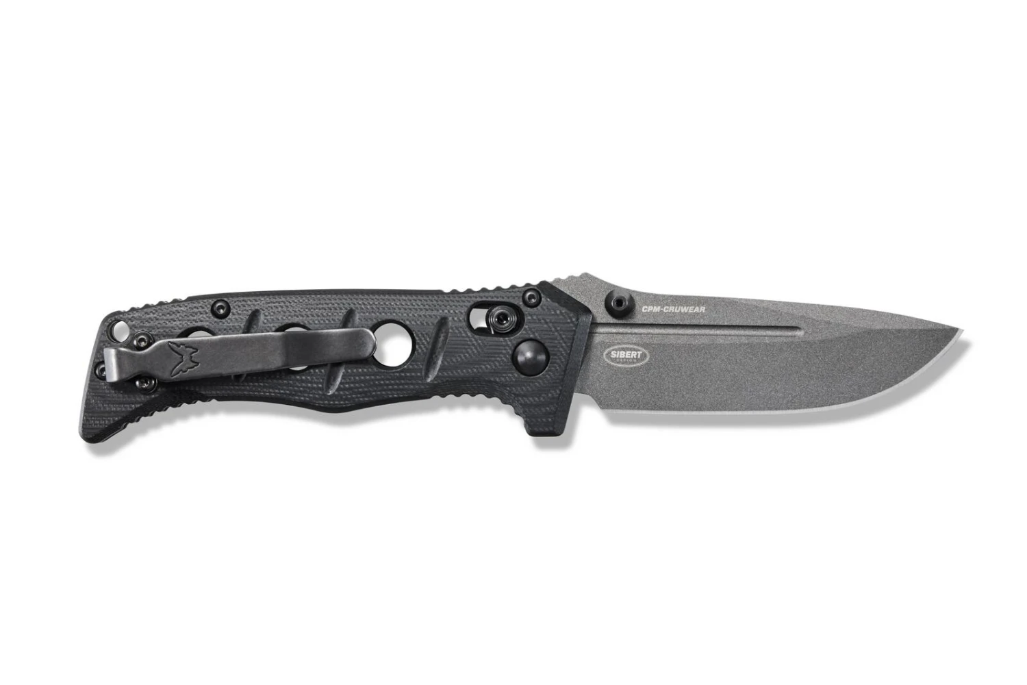Benchmade Mini ADAMAS Grey CPM-CruWear® Steel Black Handle Folder Knife - 273GY-1 4 Benchmade Mini ADAMAS Grey CPM-CruWear® Steel Black Handle Folder Knife - 273GY-1 - Image 2