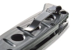 Benchmade ADAMAS CPM-CruWear® Steel Black Folder Knife - 275GY-1 -Knives Store B275GY 1 4