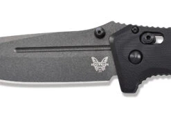 Benchmade ADAMAS CPM-CruWear® Steel Black Folder Knife - 275GY-1 -Knives Store B275GY 1 5