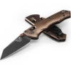 Benchmade Full Immunity Black CPM-M4 Steel Flat Dark Earth Aluminium Handle Folder Knife - 290BK-1