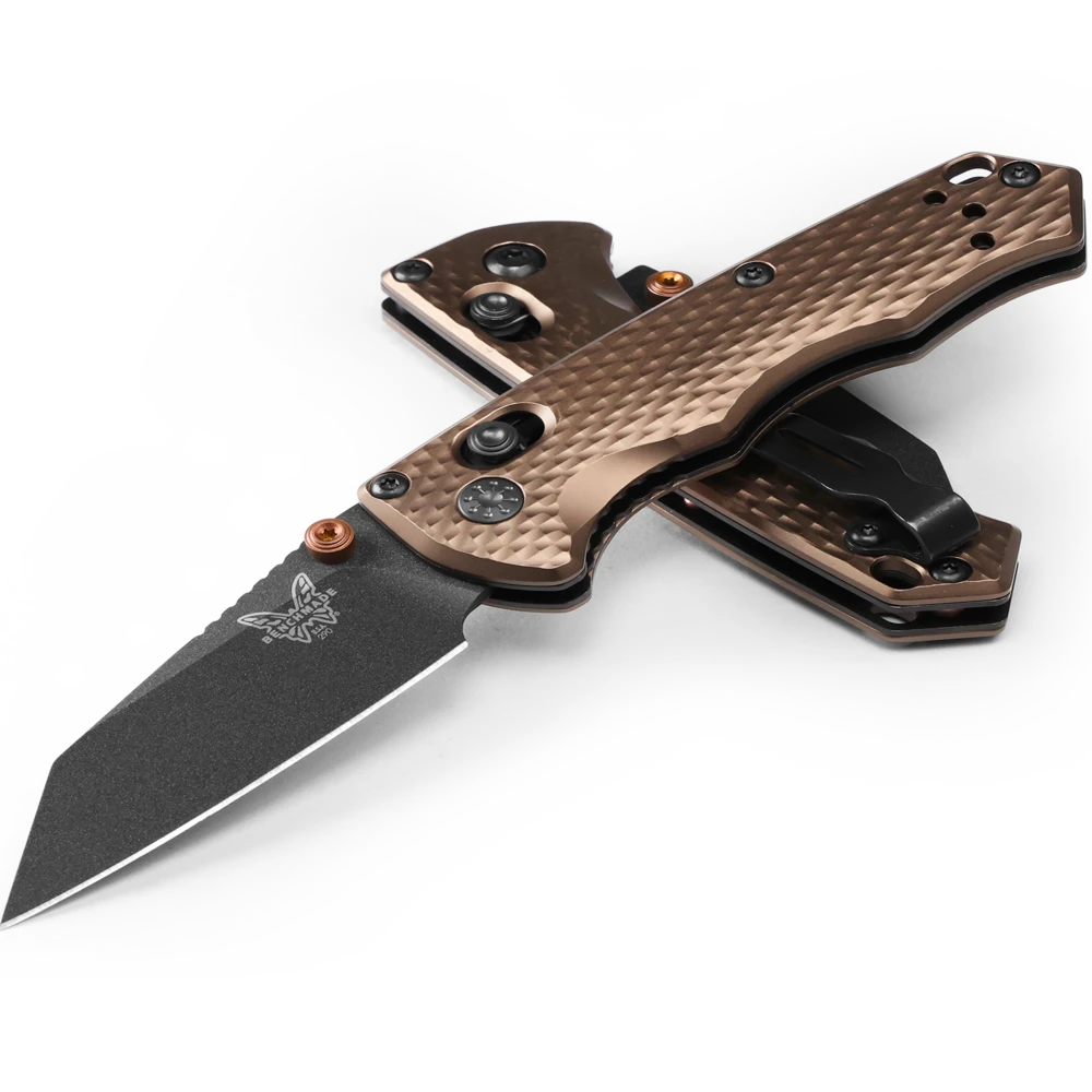 Benchmade Full Immunity Black CPM-M4 Steel Flat Dark Earth Aluminium Handle Folder Knife - 290BK-1 3 Benchmade Full Immunity Black CPM-M4 Steel Flat Dark Earth Aluminium Handle Folder Knife - 290BK-1