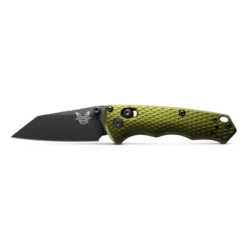 Benchmade Full Immunity Black CPM-M4 Steel Woodland Green Aluminium Handle Folder Knife - 290BK-2 -Knives Store B290BK 2 3