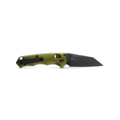 Benchmade Full Immunity Black CPM-M4 Steel Woodland Green Aluminium Handle Folder Knife - 290BK-2 -Knives Store B290BK 2 4