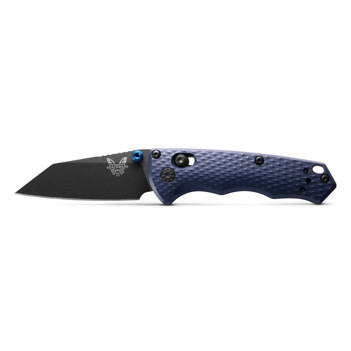 Benchmade Full Immunity Black CPM-M4 Steel Crater Blue Aluminium Handle Folder Knife - 290BK 5 Benchmade Full Immunity Black CPM-M4 Steel Crater Blue Aluminium Handle Folder Knife - 290BK - Image 3