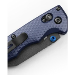 Benchmade Full Immunity Black CPM-M4 Steel Crater Blue Aluminium Handle Folder Knife - 290BK 11 Benchmade Full Immunity Black CPM-M4 Steel Crater Blue Aluminium Handle Folder Knife - 290BK -Knives Store B290BK 5