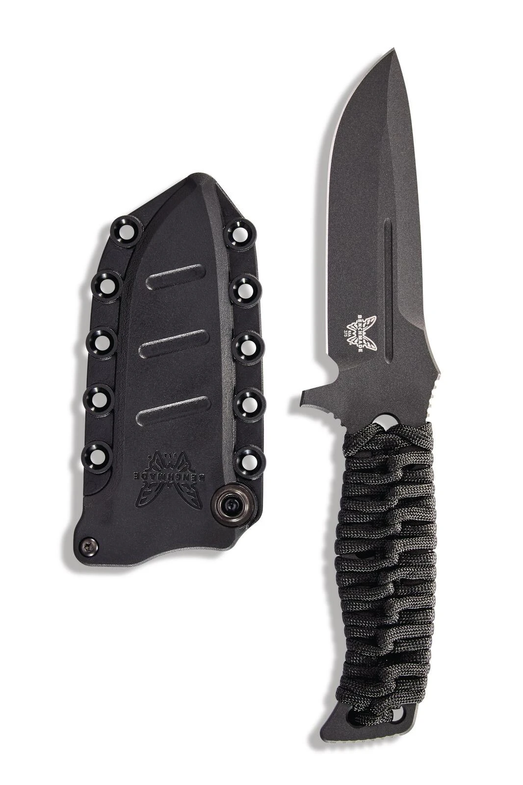 Benchmade ADAMAS CPM-CruWear® Steel Black Fixed Blade Knife, PIM Sheath - 375BK-1 4 Benchmade ADAMAS CPM-CruWear® Steel Black Fixed Blade Knife, PIM Sheath - 375BK-1 - Image 2