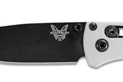 Benchmade Mini Bugout Black CPM30V Steel White Handle Folder Knife - 533BK-1 -Knives Store B533BK 1 4