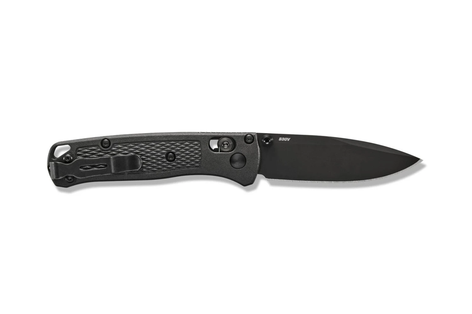 Benchmade Mini Bugout Black CPM30V Steel Black Handle Folder Knife - 533BK-2 4 Benchmade Mini Bugout Black CPM30V Steel Black Handle Folder Knife - 533BK-2 - Image 2