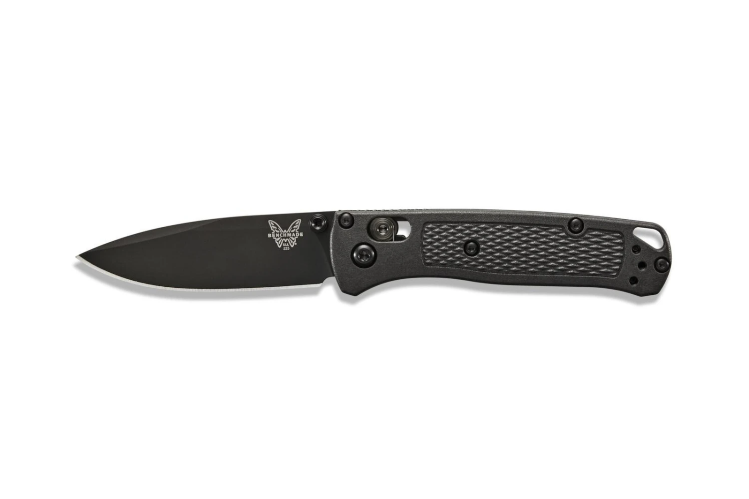 Benchmade Mini Bugout Black CPM30V Steel Black Handle Folder Knife - 533BK-2 5 Benchmade Mini Bugout Black CPM30V Steel Black Handle Folder Knife - 533BK-2 - Image 3