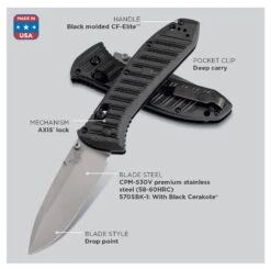 Benchmade Presidio II Ultra CPMS30V Steel Folder Knife - 570-1 -Knives Store B570 1 4