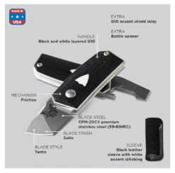 Benchmade Oeser Tengu CPM-20CV Steel Folder Knife And Multi-Tool - 602 19 Benchmade Oeser Tengu CPM-20CV Steel Folder Knife And Multi-Tool - 602 -Knives Store B602 8