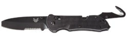 Benchmade Triage N680 Steel Rescue Folder Knife With Stap Cutter / Glass Breaker - 916SBK