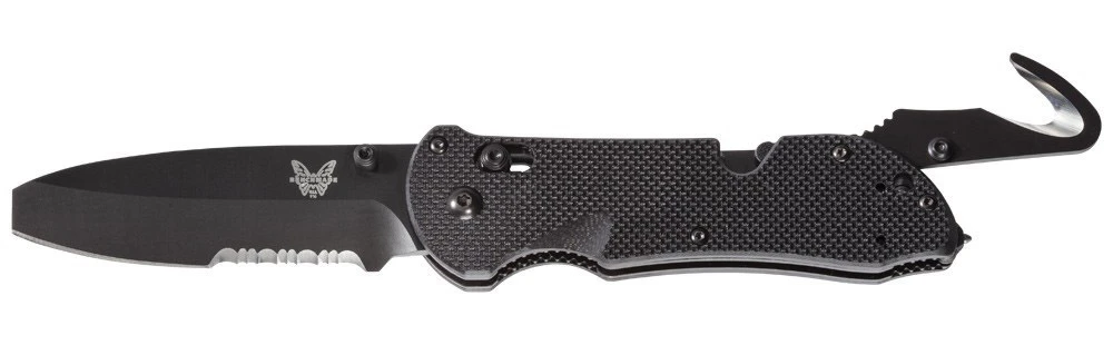 Benchmade Triage N680 Steel Rescue Folder Knife With Stap Cutter / Glass Breaker - 916SBK 3 Benchmade Triage N680 Steel Rescue Folder Knife With Stap Cutter / Glass Breaker - 916SBK