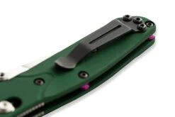 Benchmade Mini Osborne CPMS30V Steel Reverse Tanto Green Folder Knife - 945 -Knives Store B945 4