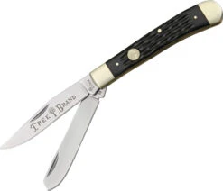 Boker Traditional Series Trapper Jigged Black Bone Folding Knife 110733