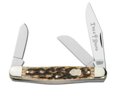 Boker Traditional Series Appaloosa Bone Large Stockman Folding Knife 117474AB 3 Boker Traditional Series Appaloosa Bone Large Stockman Folding Knife 117474AB