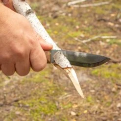 BPS Knives HK1 CSH Compact Hunting Fixed Blade Knife, Leather Sheath 19 BPS Knives HK1 CSH Compact Hunting Fixed Blade Knife, Leather Sheath -Knives Store BPSHK1CSH 8