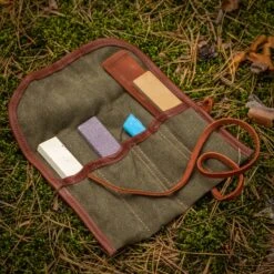 BPS Knives Knife Sharpening Kit, 80/240/800 Grit Stones, Leather Strop, Compound, Nylon Case 8 BPS Knives Knife Sharpening Kit, 80/240/800 Grit Stones, Leather Strop, Compound, Nylon Case -Knives Store BPSSS3 1