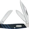 Buck Stockman Black/Blue G10 Folding Knife 371BKSWM-B