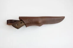 BeaverCraft BSH1 – Traditional Bushcraft Knife (Walnut Handle + Leather Sheath) -Knives Store BVCBSH1 2