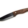 BeaverCraft BSH3 – Traditional Bushcraft Knife (Walnut Handle + Leather Sheath) W/ Blued Steel -Knives Store BVCBSH3