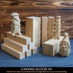 BeaverCraft BW10 – Wood Carving Basswood Block 10pcs Set