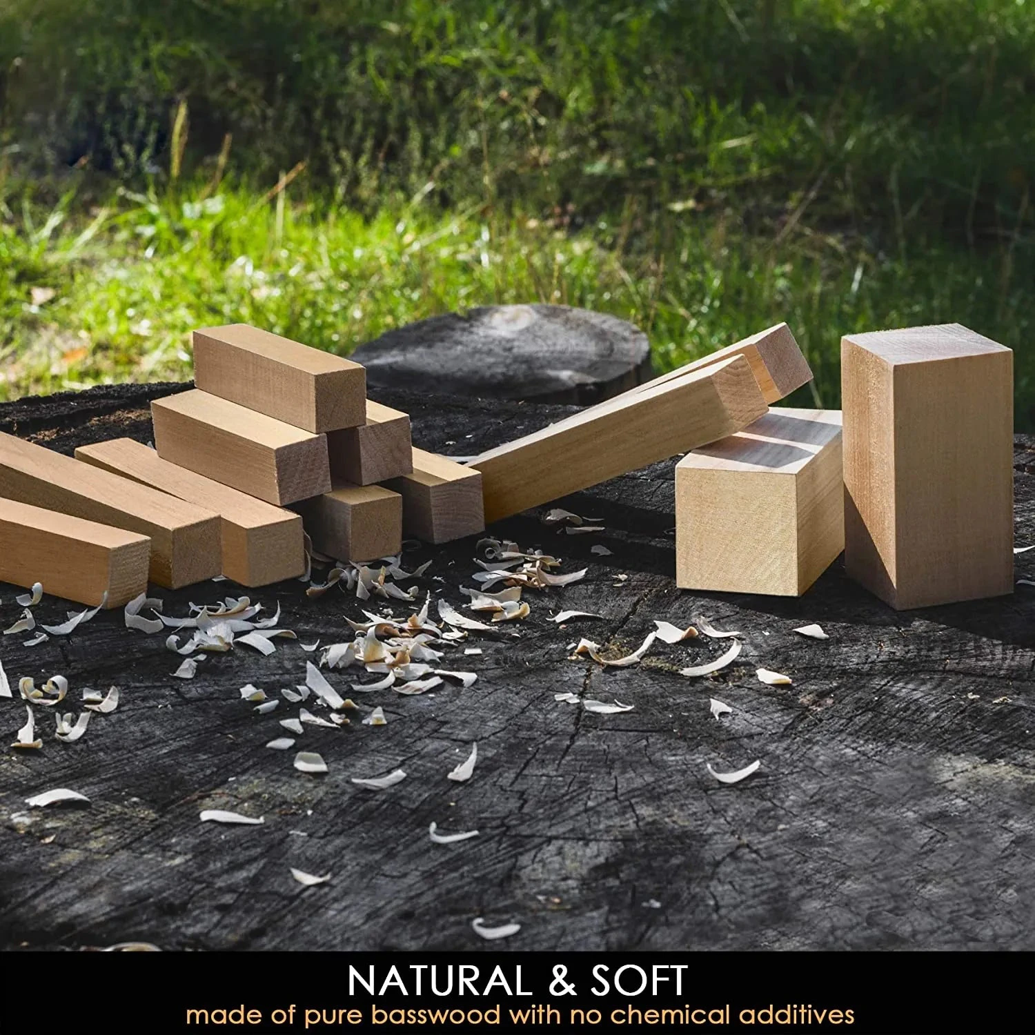 BeaverCraft BW12 – Wood Carving Basswood Block 12pcs Set 6 BeaverCraft BW12 – Wood Carving Basswood Block 12pcs Set - Image 4