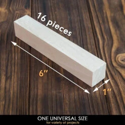 BeaverCraft BW16 – Wood Carving Basswood Block 16pcs Set -Knives Store BVCBW16 4