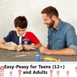 BeaverCraft DIY02 - Dala Horse Carving Hobby Kit -Knives Store BVCDIY02 2