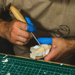 BeaverCraft NCT - 6x Cut Resistant Adherent Wrap Tape For Wood Carving And Whittling -Knives Store BVCNCT6 4