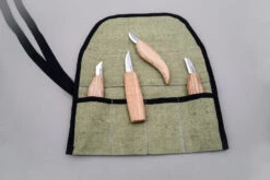 BeaverCraft S07 – Basic Carving Tool Set (4 Knives In Roll) -Knives Store BVCS07 2