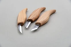 BeaverCraft S12 – Starter Wood Carving Tool Set (3 Knives) -Knives Store BVCS12 2