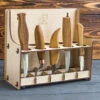 BeaverCraft TH10 – Wood Carving Tool Holder (Holds Ten) -Knives Store BVCTH10