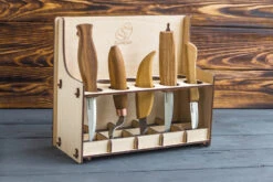 BeaverCraft TH10 – Wood Carving Tool Holder (Holds Ten)