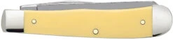 Case Yellow Synthetic (CS) Large Trapper Folder Knife #00161