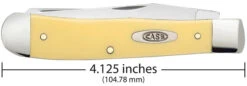 Case Yellow Synthetic (CS) Large Trapper Folder Knife #00161 12 Case Yellow Synthetic (CS) Large Trapper Folder Knife #00161 -Knives Store CA00161 4