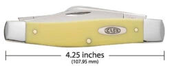 Case Yellow Synthetic (CV) Large Stockman Folder Knife #00203