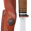 Case Stacked Leather 3" Mini FINN Hunter Fixed Blade Knife With Sheath #379 2 Case Stacked Leather 3" Mini FINN Hunter Fixed Blade Knife With Sheath #379 -Knives Store CA00379