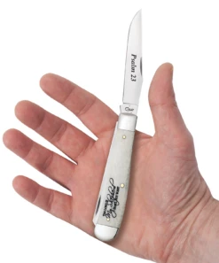 Case Psalm 23 Smooth Natural Bone (SS) Trapper Folder Knife #08795 8 Case Psalm 23 Smooth Natural Bone (SS) Trapper Folder Knife #08795 -Knives Store CA08795 2