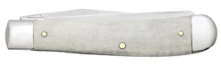 Case Psalm 23 Smooth Natural Bone (SS) Trapper Folder Knife #08795