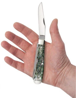 Case Abalone (SS) Large Trapper Folder Knife #12000 9 Case Abalone (SS) Large Trapper Folder Knife #12000 -Knives Store CA12000 3