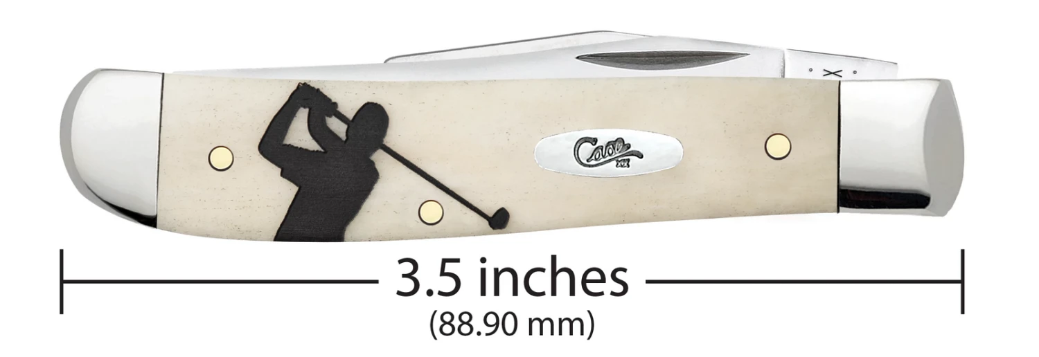 Case Embellished Smooth Natural Bone (SS) Golfer's Knife W/ Divot Tool #27610 6 Case Embellished Smooth Natural Bone (SS) Golfer's Knife W/ Divot Tool #27610 - Image 4