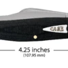 Case Smooth Black Micarta (SS) Large Stockman Folder Knife #27732 -Knives Store CA27732