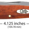 Case Smooth Chestnut Bone (SS) Large Trapper Folder Knife #28707